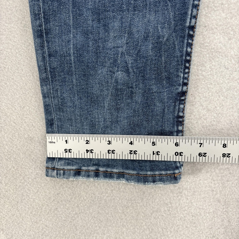 Silver Jeans Suki Slim Womens 30x27 Blue Mid Rise Distressed Stretch Denim Y2K - Picture 10 of 13